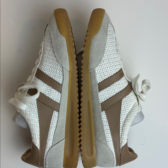 Gola Tornado Zephyr Woven Crochet Women’s Sneakers 7.5 Off White/Light Caramel - Picture 13 of 16